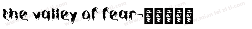 the valley of fear字体转换